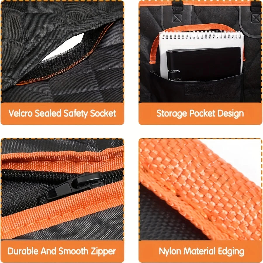 Waterproof Dog Car Seat Cover Nonslip Back Seat Protector
