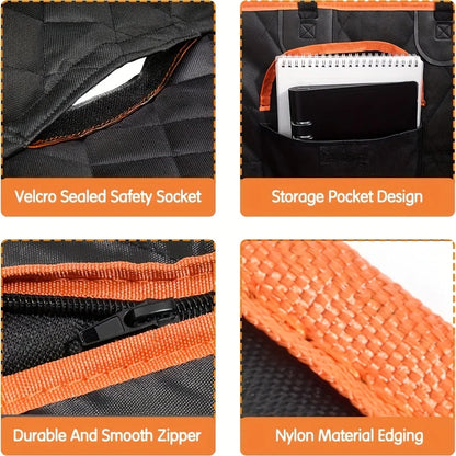 Waterproof Dog Car Seat Cover Nonslip Back Seat Protector