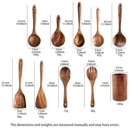 Wooden Utensil Set