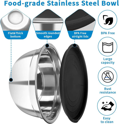 7-Piece Stainless Steel Mixing Bowl Set