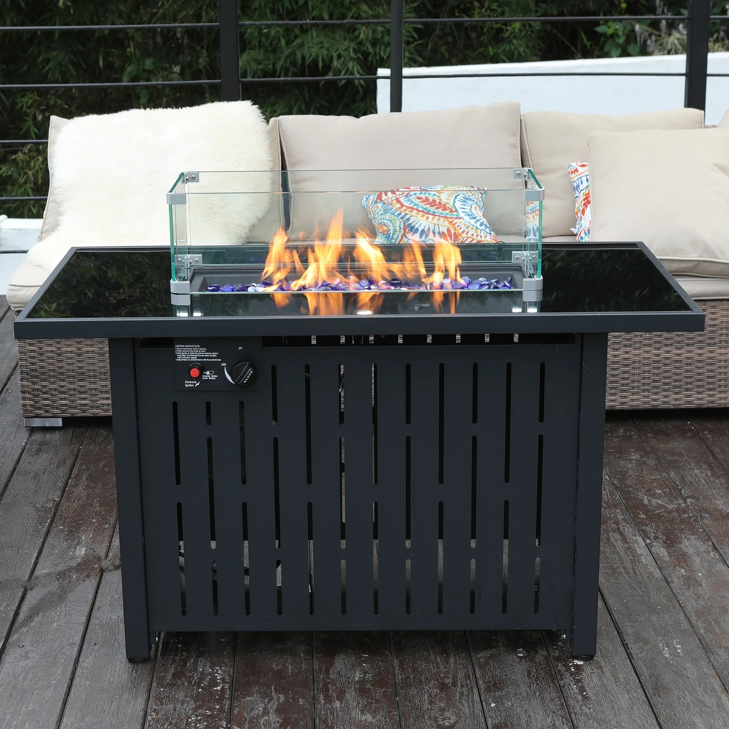42 Inch 50,000 BTU Propane  Fire Pit Table