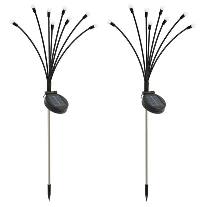 8-Head Outdoor Solar Firefly Lights LED