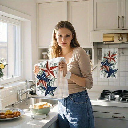 2PCS Patriotic Kitchen Towels