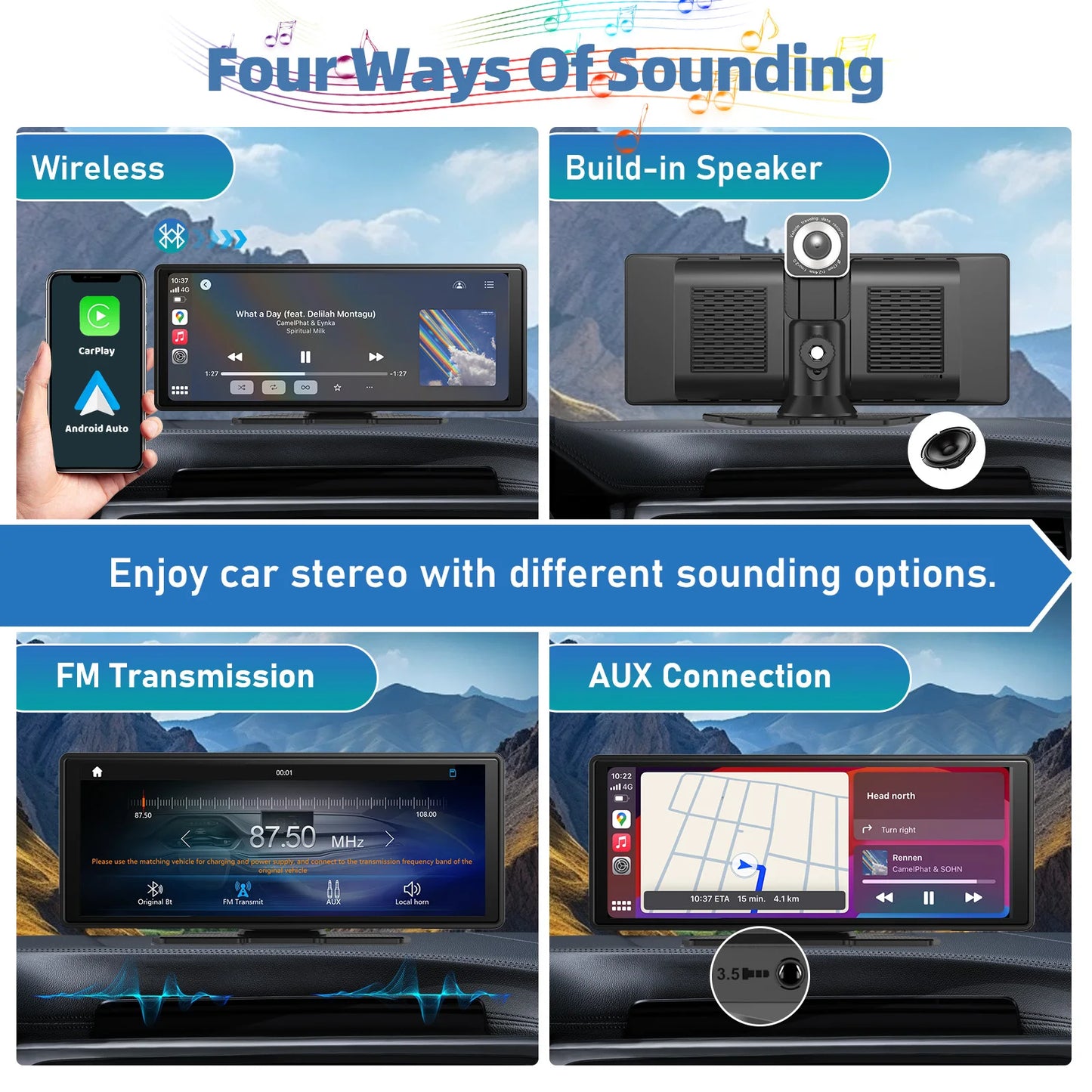 Portable CarPlay or Android System