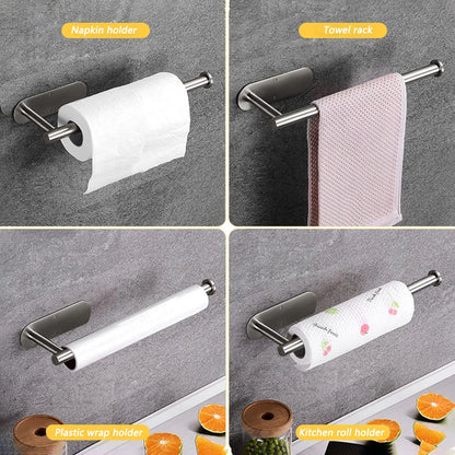 Adhesive Paper Towel Rack