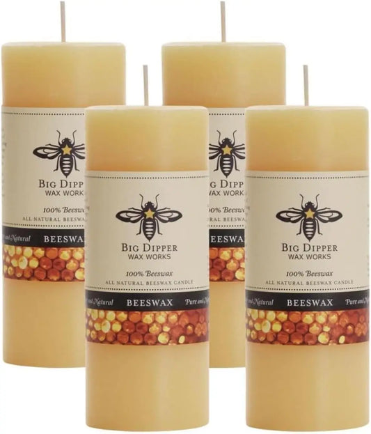 100% Pure Beeswax 40hr Candles, Honey scent