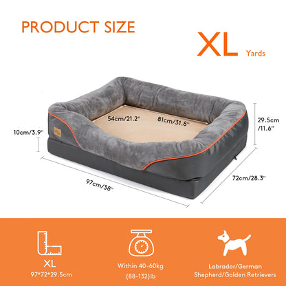 XL/2XL Orthopedic Foam Pet Bed