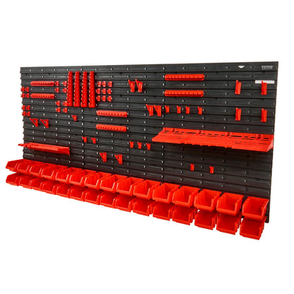 Wall Mounted Garage Storage 30-48 bins