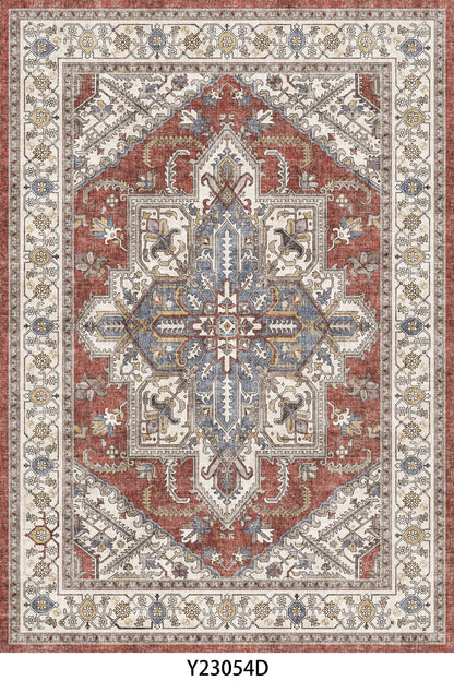 Vintage Style, Washable Area Rug