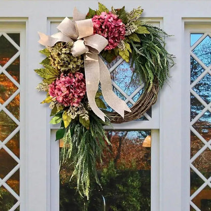 15.75in Flower Wreath