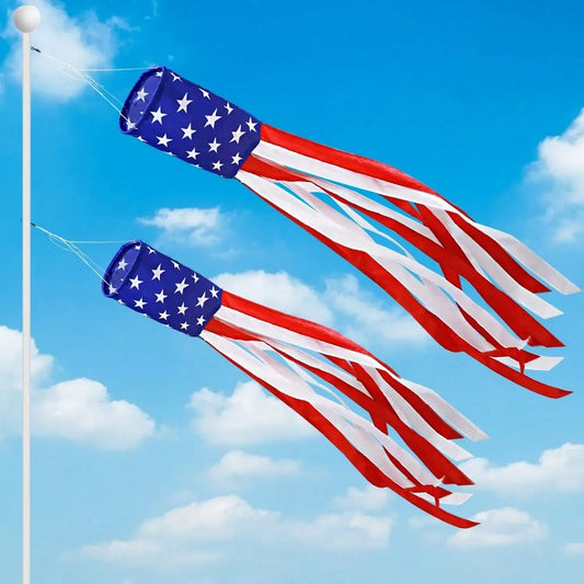 40 Inch American Flag Windsock