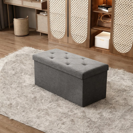 Heavy-Duty, Multi-Purpose Storage Ottoman
