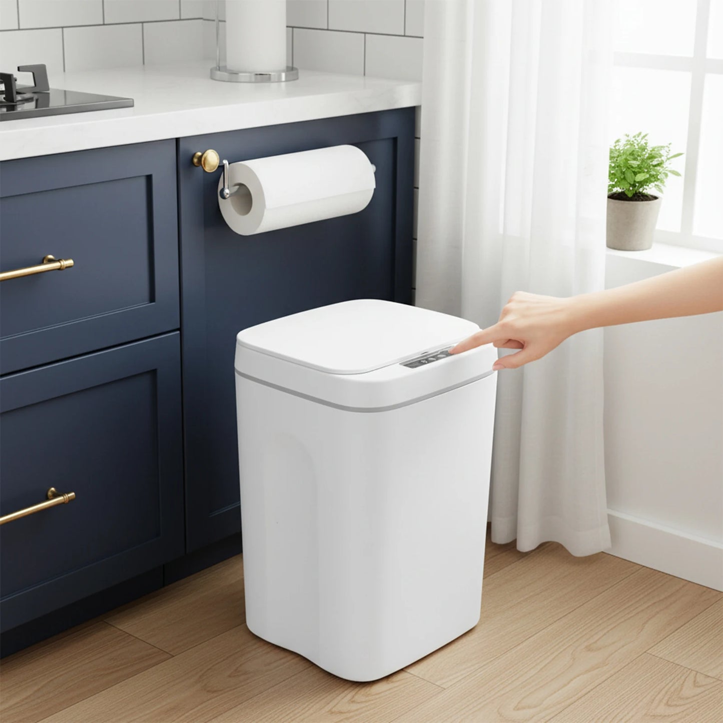 16L Automatic Trash Can