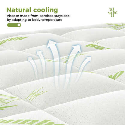 Cooling Bamboo Mattress Topper