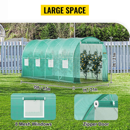 Galvanized Frame & Waterproof Cover Greenhouse