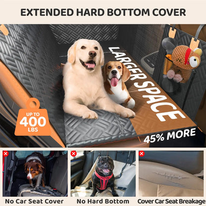 Heavy-Duty, Hard Bottom Rear Seat Dog Cover