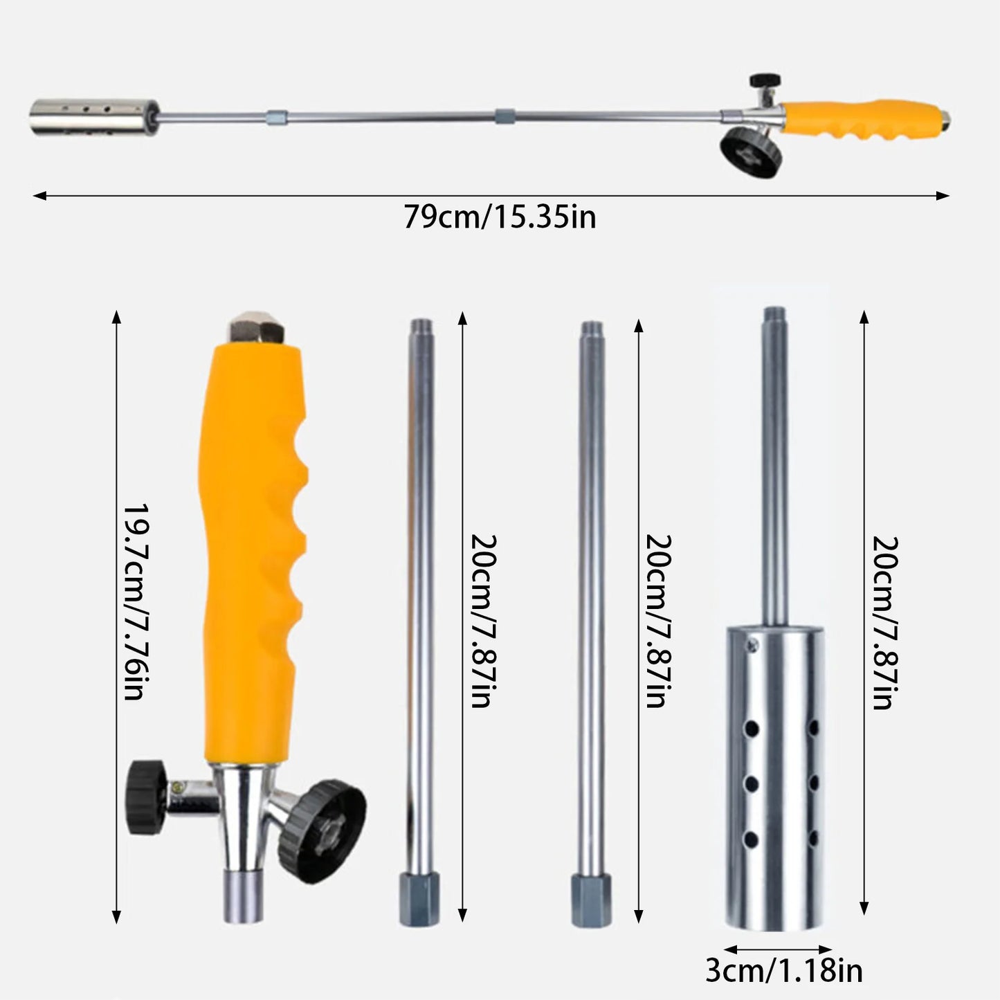 Long Arm Propane Blow Torch