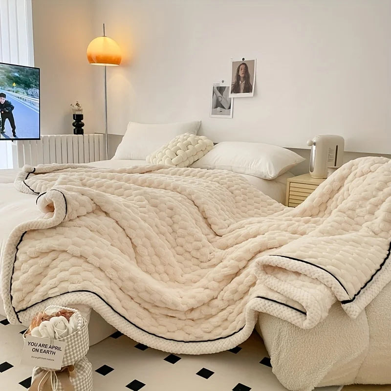 Large Plush Fleece Throw