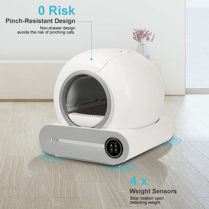 App Control WiFi Self Cleaning Cat Litter Box