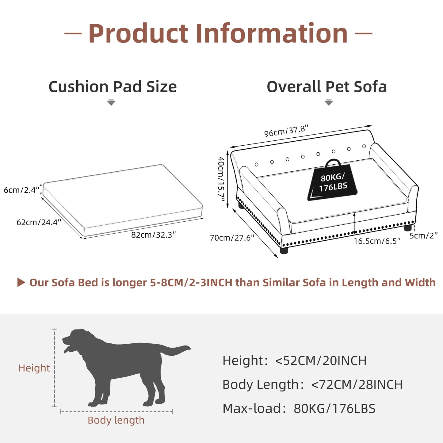 Elevated Dog Sofa