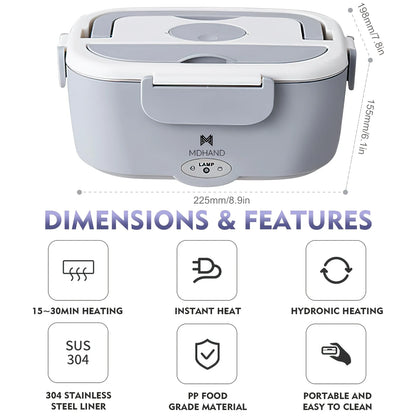 3 In1 Electric Lunch Box Food