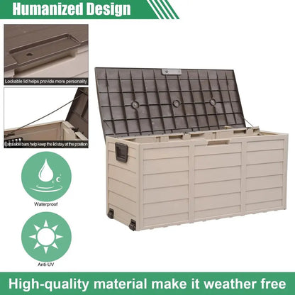 75 Gallon Deck Box with Wheels