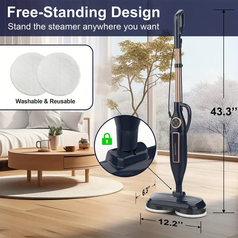Steam Mop Cleaner with Rotating Mop Pad