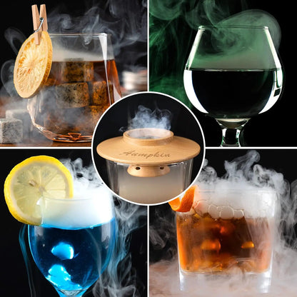 Cocktail Smoker/Infuser Kit with Torch - 6 Flavors Wood Chips