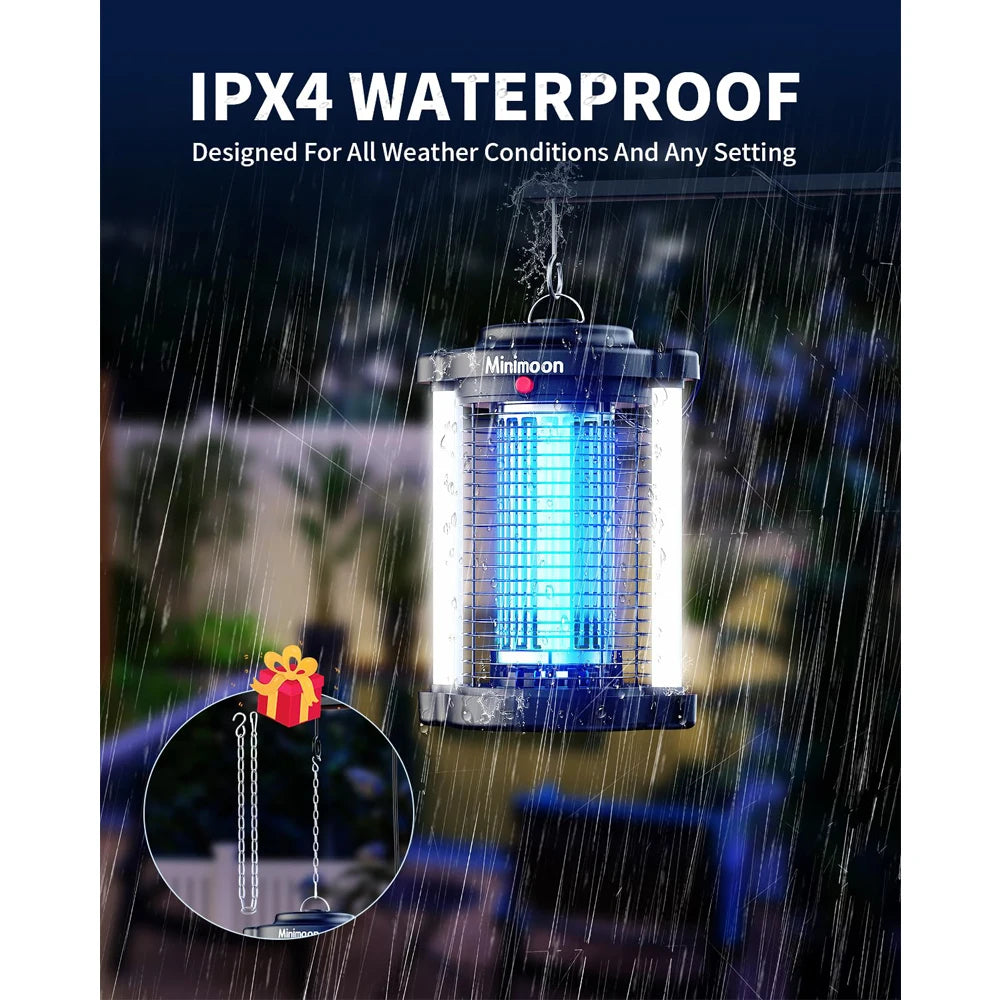 15W/4200V Outdoor Bug Zapper Dual LED Light