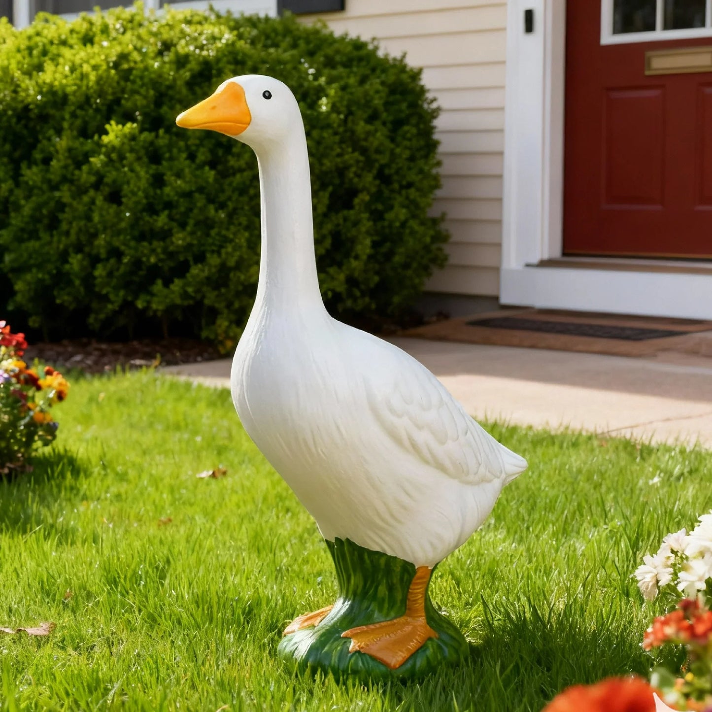 19.6in Porch Goose