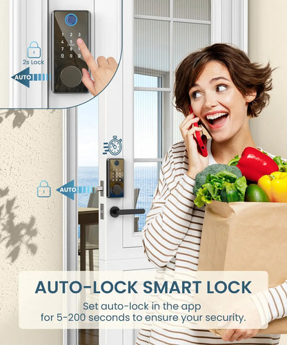 Biometric Smart Digital Door Lock with Code -Auto Lock