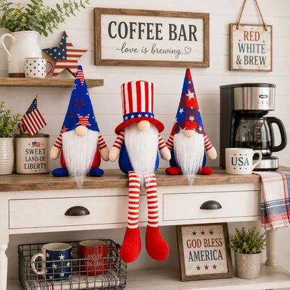 3-Piece Patriotic Gnome Set