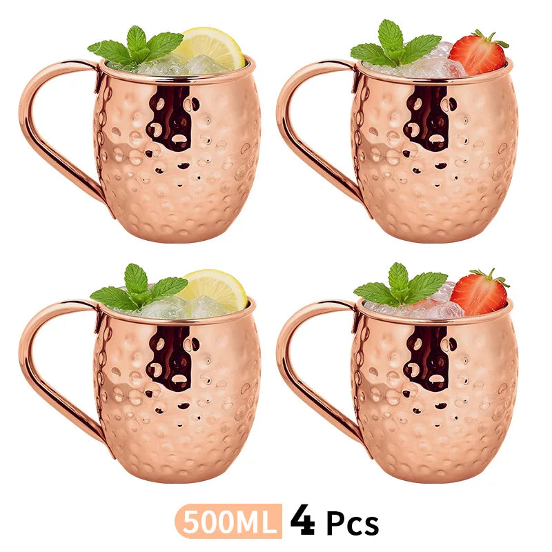 Moscow Mule Stainless Steel Mugs