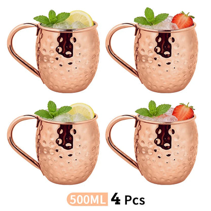 Moscow Mule Stainless Steel Mugs