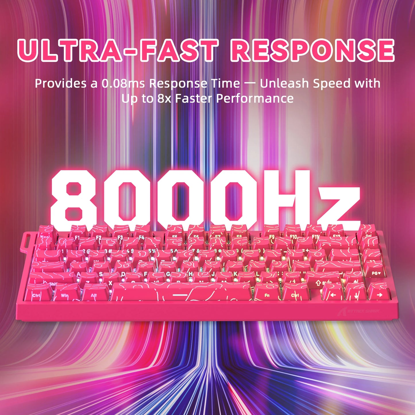 ATTACK SHARK R82 HE Wired 75% Keyboard