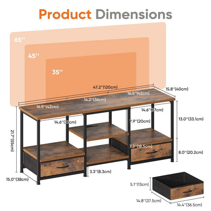 Wooden Stand For Up To 75 Inch TV