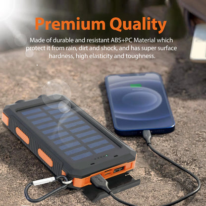 Waterproof Solar Power Portable Charger