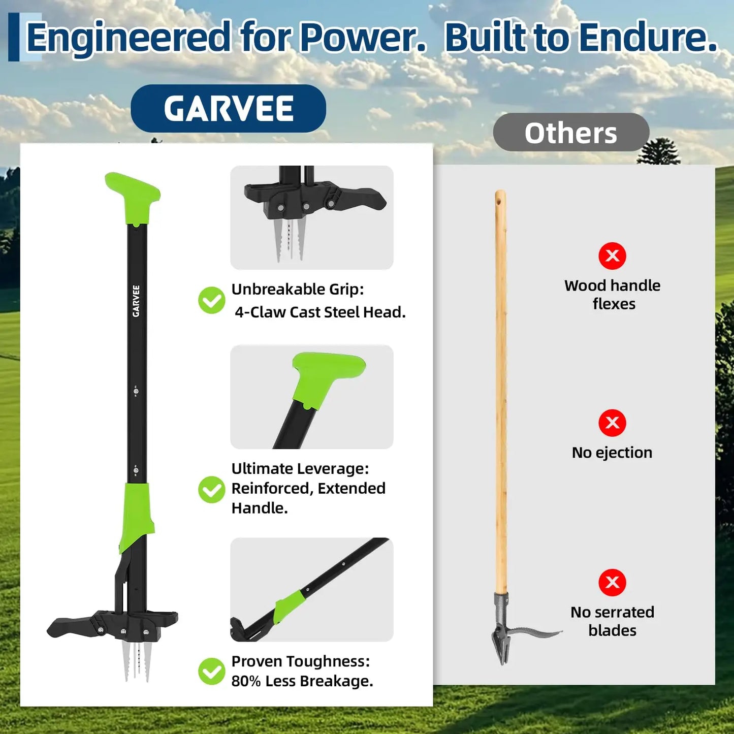 40" Stand Up Weed Puller