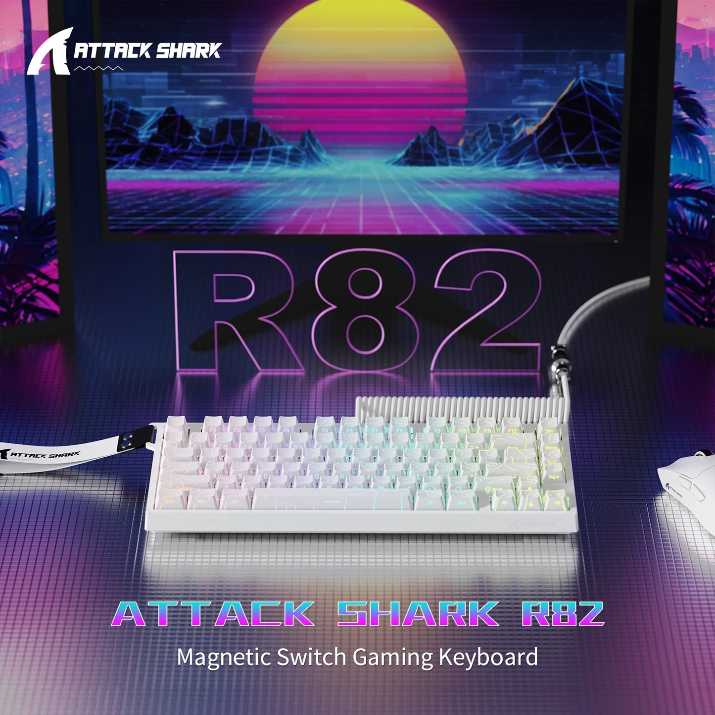 ATTACK SHARK R82 HE Wired 75% Keyboard