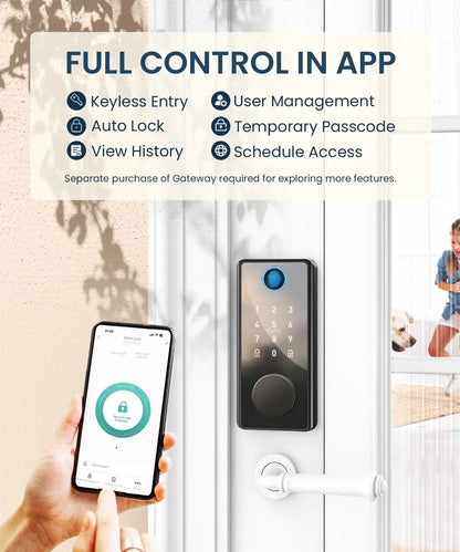 Biometric Smart Digital Door Lock with Code -Auto Lock