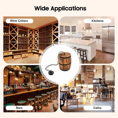 Wine Barrel Design Chandelier UL Certified