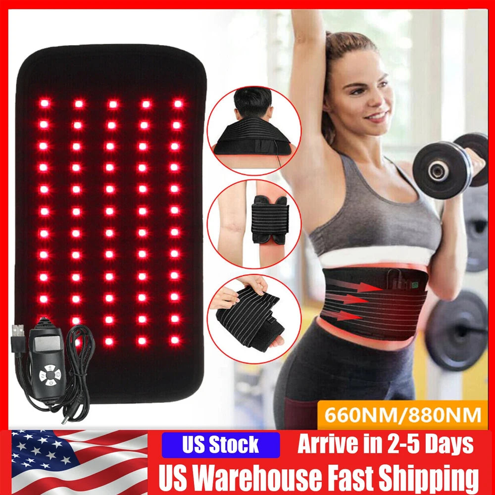 Infrared Red Light Pain Relief Therapy Waist Wrap