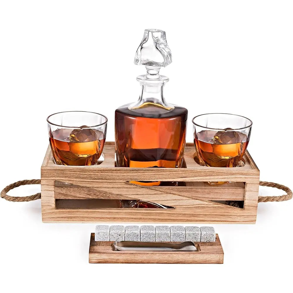 Whiskey Decanter Gift Set
