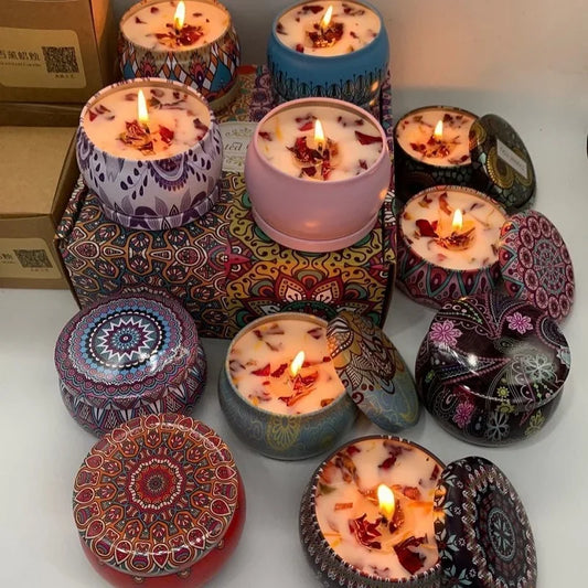 1pc & 4pc Vintage Soy Scented Candles