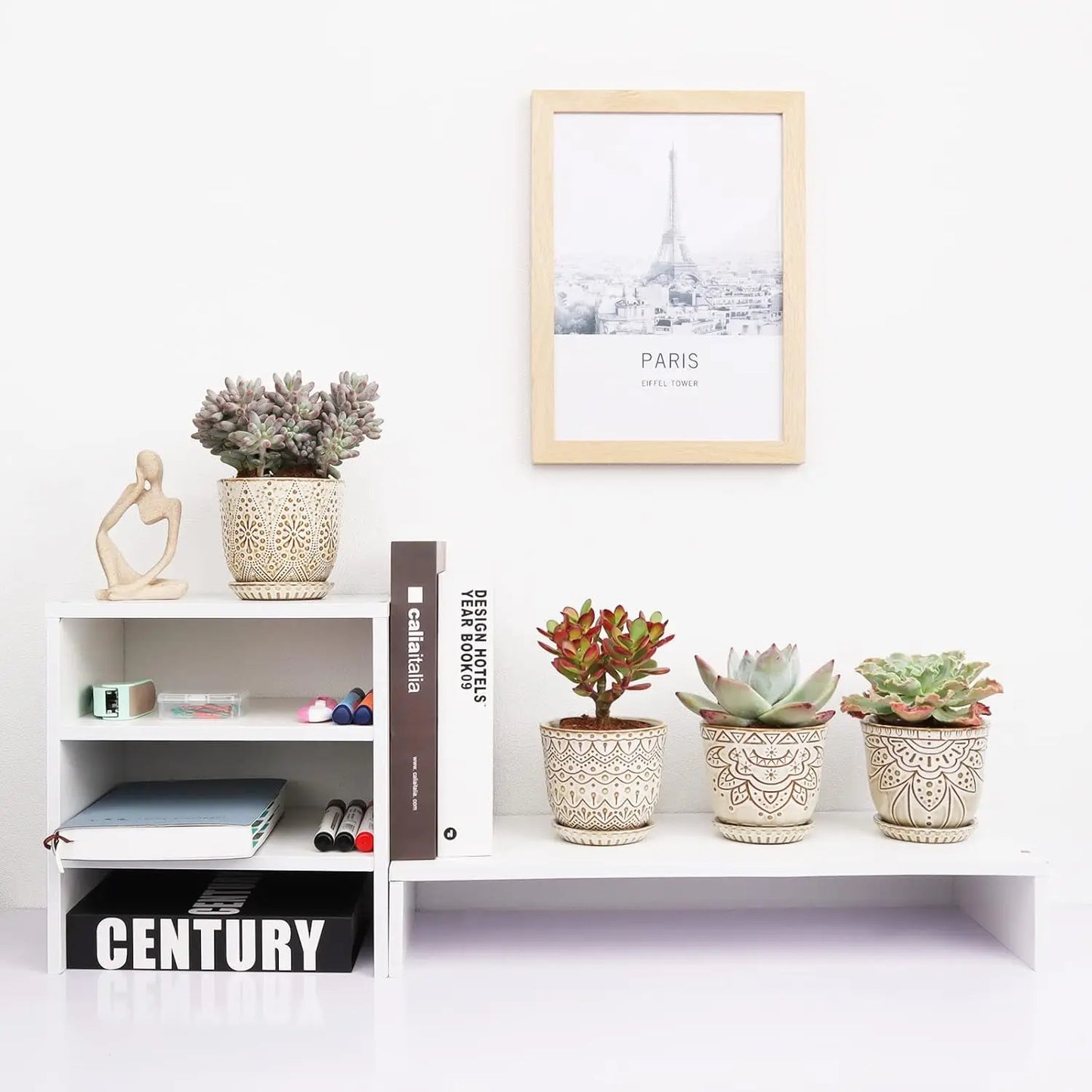 Set of 4 Ceramic Plant Pots