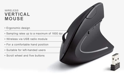 Ergonomic Wireless Optical Mouse