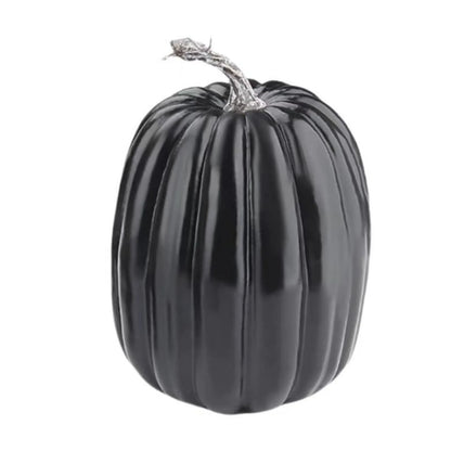 Artificial Black Pumpkin Set