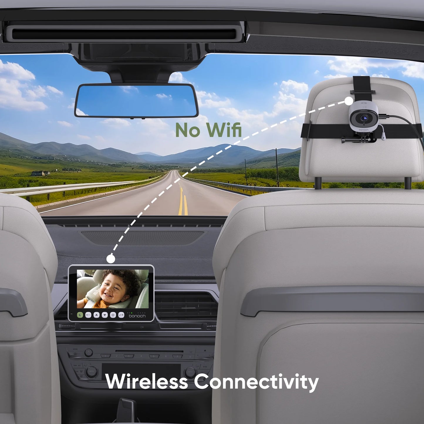 Car & Home Dual-Use Baby Monitor