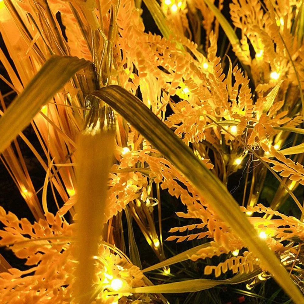 Solar powered wheat light