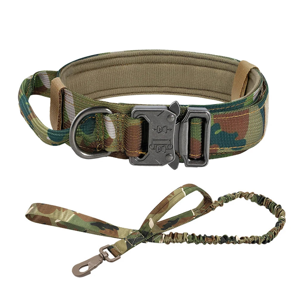 Adjustable Tactical Dog Training Collar/Leash
